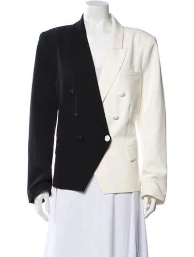 Pre-owned L'agence Colorblock Pattern Studded Accents Set In Black