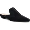 L'agence Como Mule In Black Suede