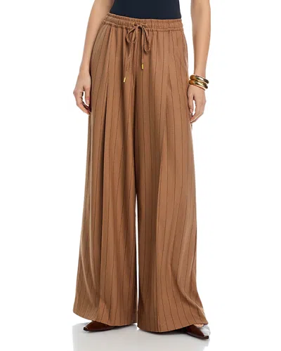L'agence Connie Drawstring Trouser In Brown