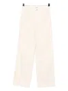 L'agence Corduroy Wide-leg Trousers In Neutral