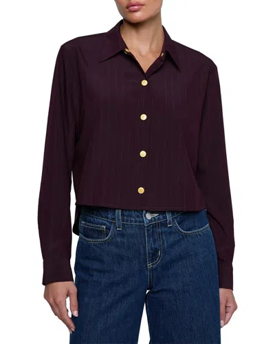 L'agence Cosette Top In Burgundy