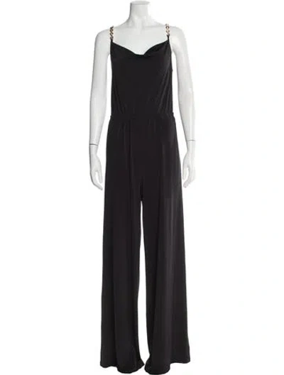 Pre-owned L'agence Cowl Neck Jumpsuit In Gray