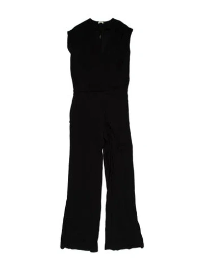 Pre-owned L'agence Crew Neck Jumpsuit In Black