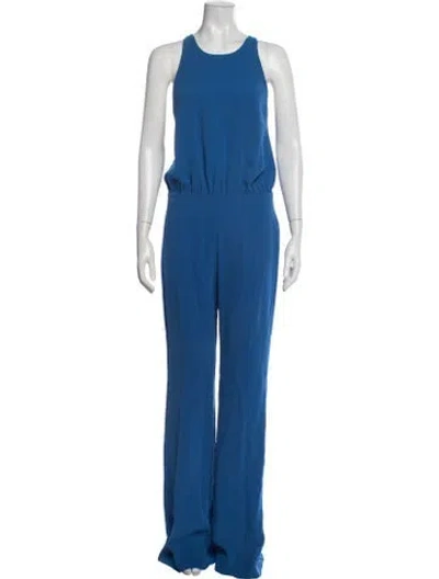 Pre-owned L'agence Crew Neck Jumpsuit In Blue