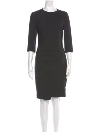 Pre-owned L'agence Crew Neck Knee-length Dress In Multi