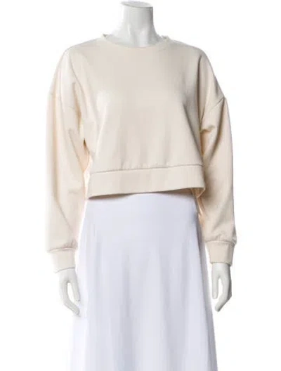 Pre-owned L'agence Crew Neck Long Sleeve Sweatshirt In Neutral