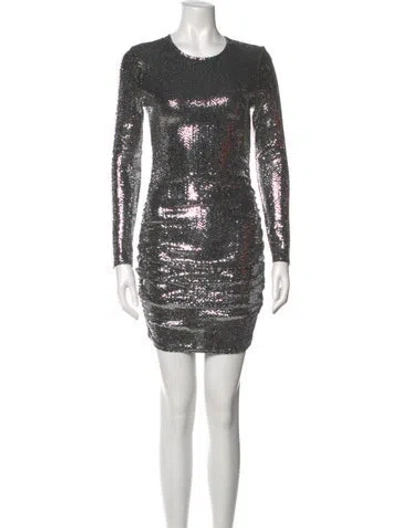 Pre-owned L'agence Crew Neck Mini Dress