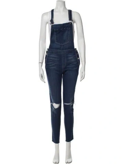 Pre-owned L'agence Crew Neck Overalls In Blue