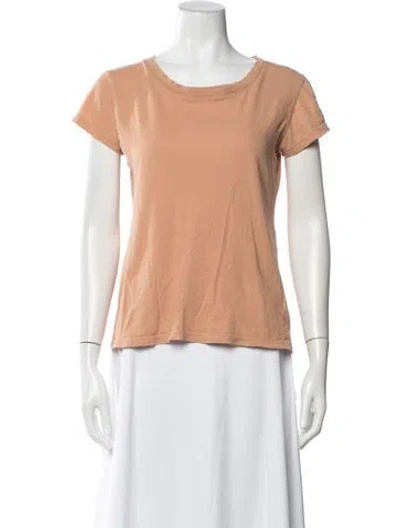 Pre-owned L'agence Crew Neck Short Sleeve T-shirt In Blue