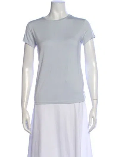 Pre-owned L'agence Crew Neck Short Sleeve T-shirt In White