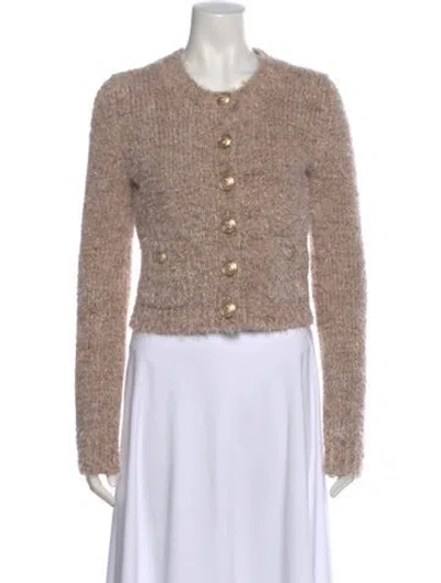 Pre-owned L'agence Crew Neck Sweater In Neutral