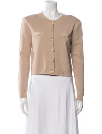 Pre-owned L'agence Crew Neck Sweater In Neutral