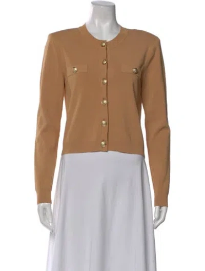 Pre-owned L'agence Crew Neck Sweater In Neutral