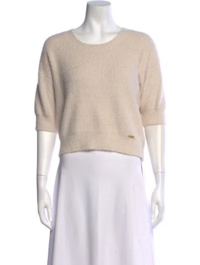 Pre-owned L'agence Crew Neck Sweater In Neutrals