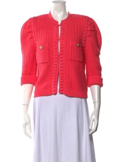 Pre-owned L'agence Crew Neck Sweater In Pink