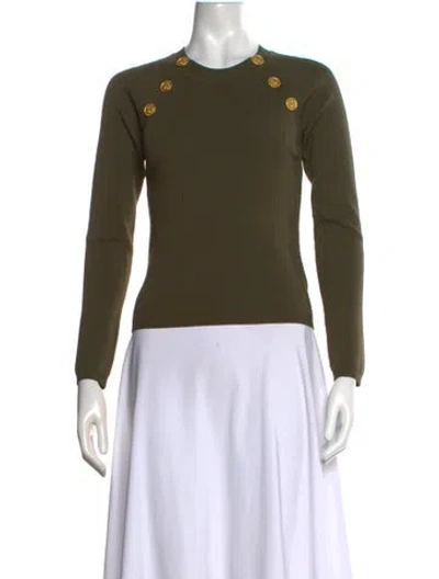 Pre-owned L'agence Crew Neck Sweater W/ Tags In Green