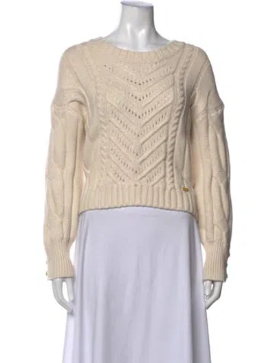 Pre-owned L'agence Crew Neck Sweater W/ Tags In Neutrals