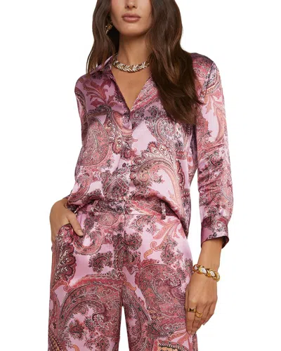 L'agence Dani 3/4 Sleeve Silk Blouse