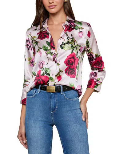 L'agence Dani 3/4 Sleeve Silk Blouse