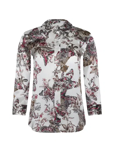 L'agence Dani Floral Blouse In Multi
