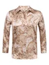 L'agence Dani Floral Shirt In Multi