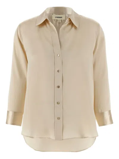 L'agence Dani Shirt In Neutral
