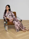 L'agence Dani Silk Blouse In Multi
