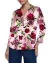 L'agence Dani Silk Blouse In Multi