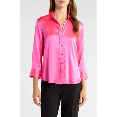 L'AGENCE L'AGENCE DANI SILK CHARMEUSE BLOUSE