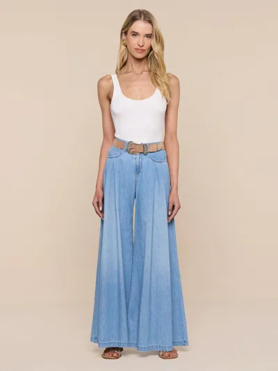 L'agence Dariela Wide-leg Jean In Blue
