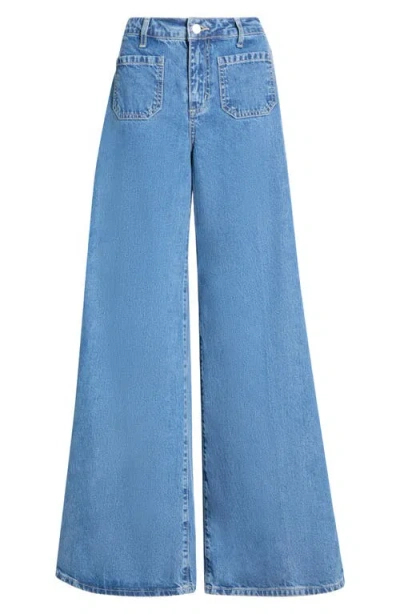 L'agence Declan High Rise Wide Leg Jeans In Solvera In Multi