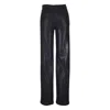 L'agence Black Cotton High-waisted Jean In Black