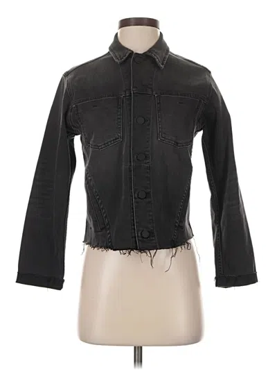 Pre-owned L'agence Denim Jacket In Black