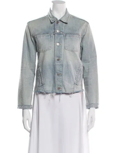 Pre-owned L'agence Denim Jacket In Blue