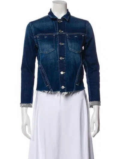 Pre-owned L'agence Denim Jacket In Blue