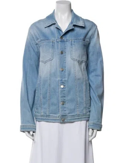 Pre-owned L'agence Denim Jacket In Blue