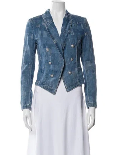 Pre-owned L'agence Denim Jacket In Blue