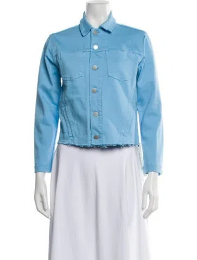 Pre-owned L'agence Denim Jacket In Blue