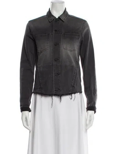 Pre-owned L'agence Denim Jacket In Blue