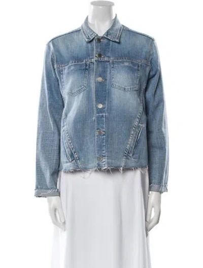 Pre-owned L'agence Denim Jacket In Blue