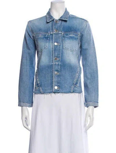 Pre-owned L'agence Denim Jacket In Blue
