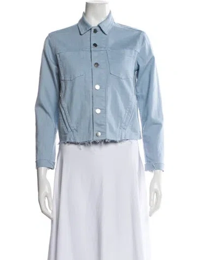 Pre-owned L'agence Denim Jacket In Blue