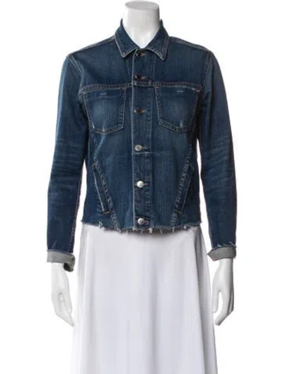 Pre-owned L'agence Denim Jacket In Blue