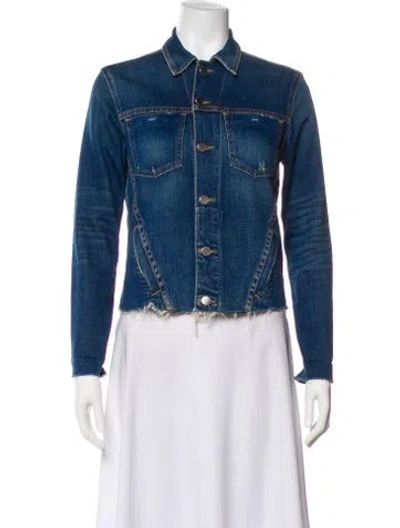 Pre-owned L'agence Denim Jacket In Blue
