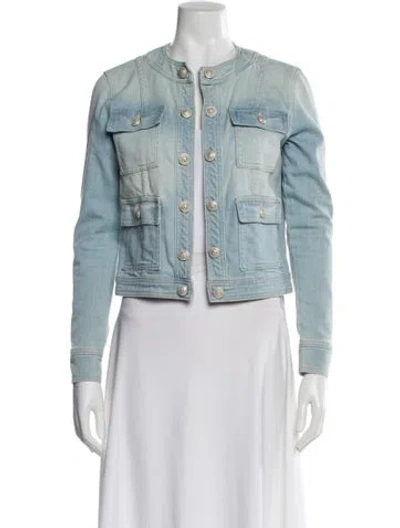 Pre-owned L'agence Denim Jacket In Blue