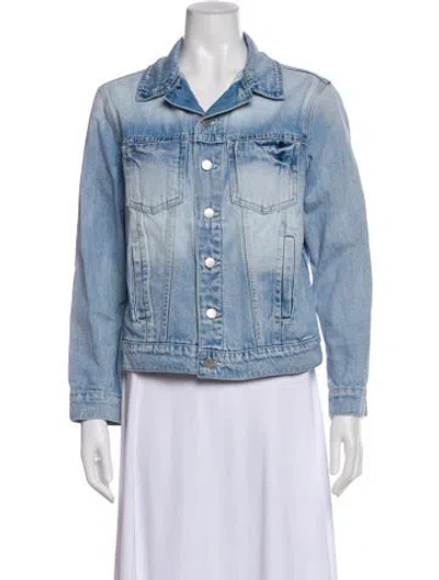 Pre-owned L'agence Denim Jacket In Blue