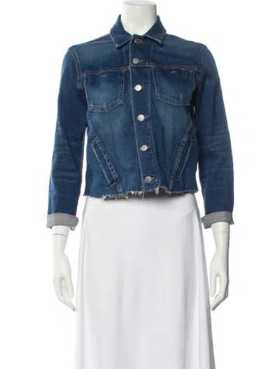 Pre-owned L'agence Denim Jacket In Blue