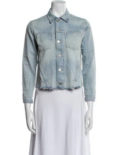 Pre-owned L'agence Denim Jacket In Blue