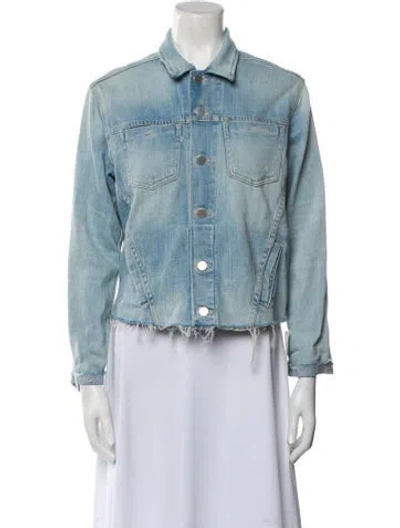Pre-owned L'agence Denim Jacket In Blue