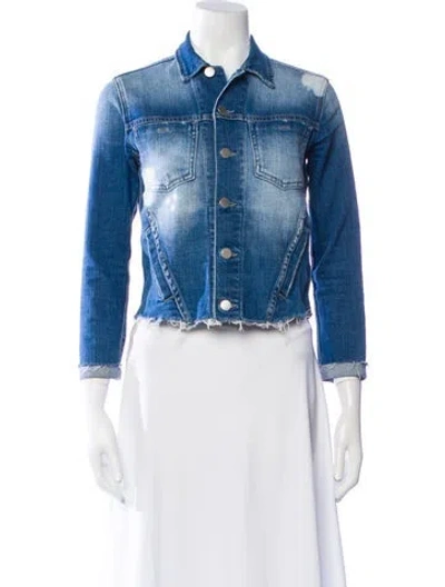 Pre-owned L'agence Denim Jacket In Blue